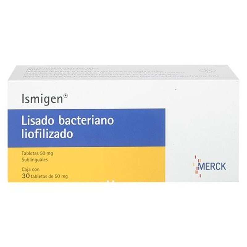 Ismigen 50 Mg Con 30 Tabletas Sub