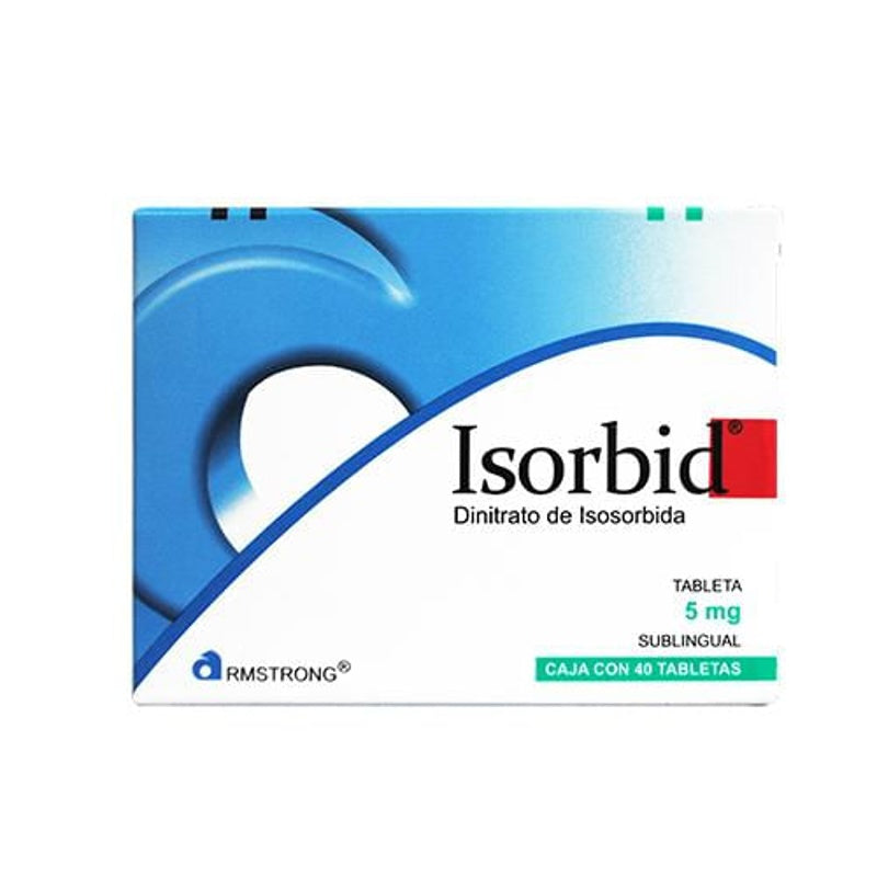 Isorbid 5 Mg Con 40 Tabletas Sub