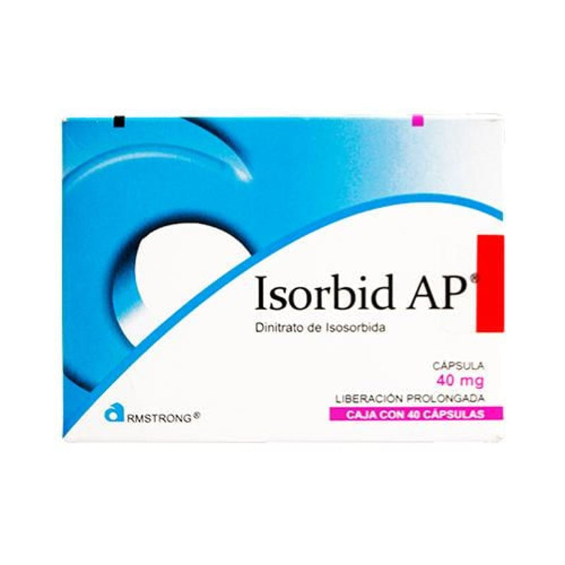 Isorbid Ap 40 Mg Con 40 Capsulas Liberación Prolongada