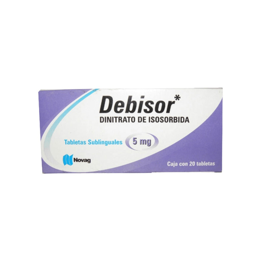 Is0Sorbida 5 Mg Con 20 Tabletas Sub Debisor 7501075711035