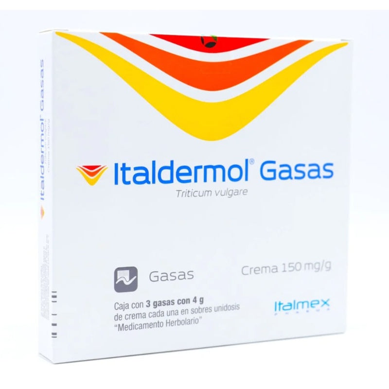 Italdermol 12 Gr 3 Gasas Tópica