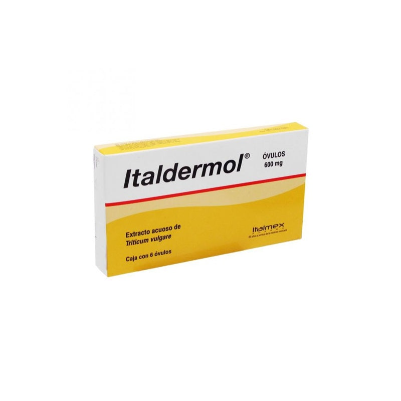 Italdermol 600 / 400 Mg Con 6 Óvulos Vag