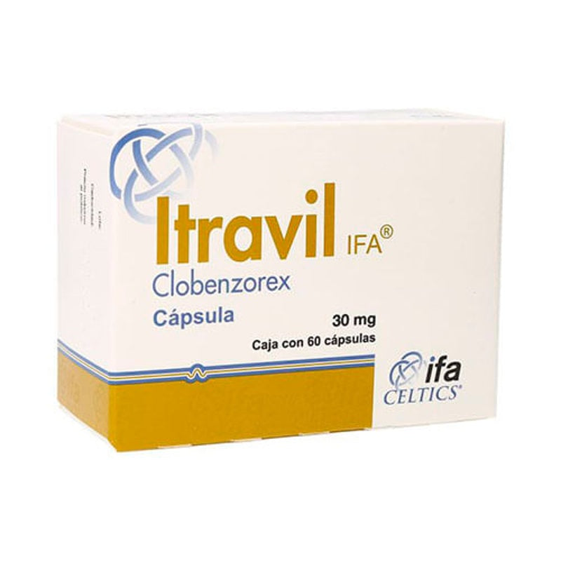 Itravil 30 Mg Con 60 Capsulas