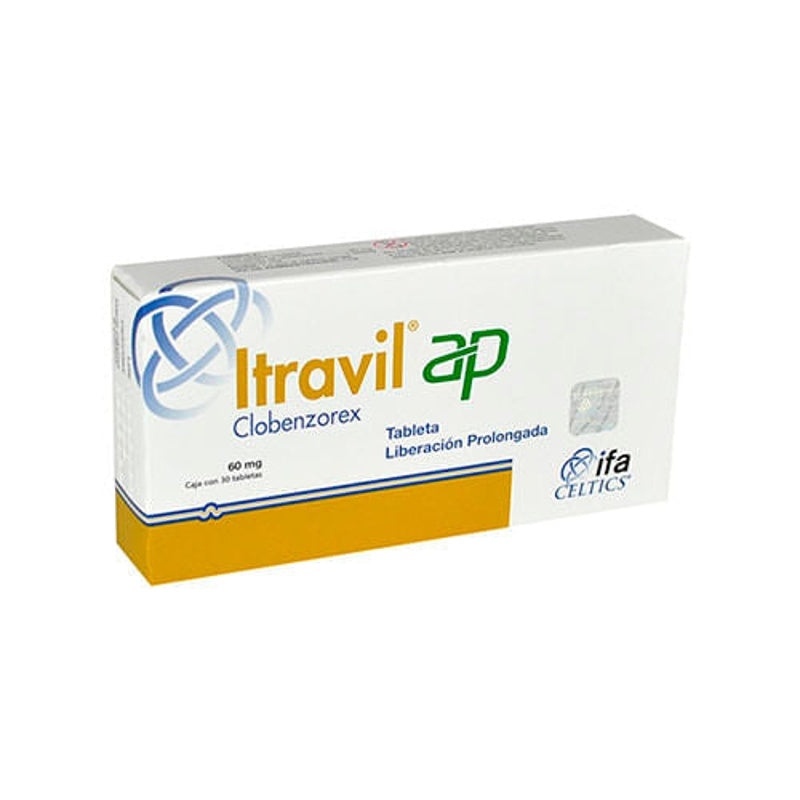 Itravil Ap 60 Mg Con 30 Tabletas Lp 133