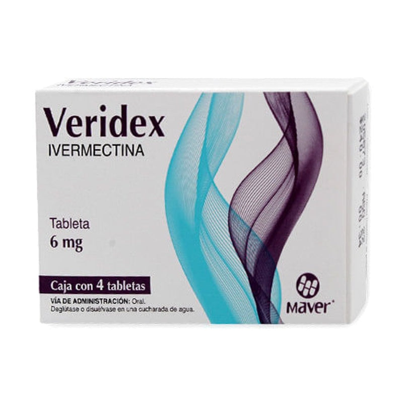 Ivermectina 6 Mg Con 4 Tabletas Veridex