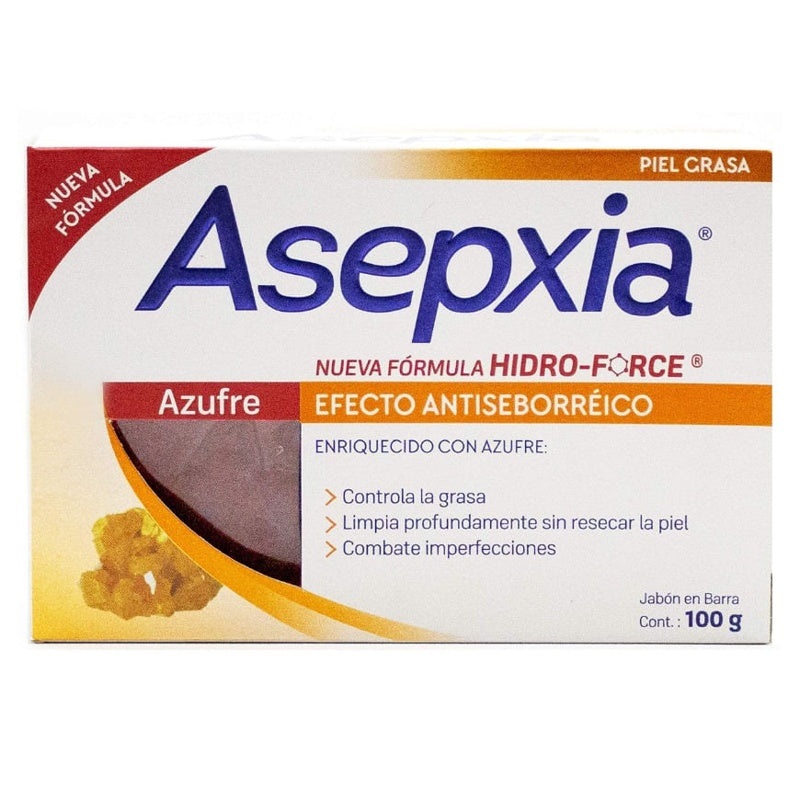 Jabón Asepxia Azufre 100 Gr