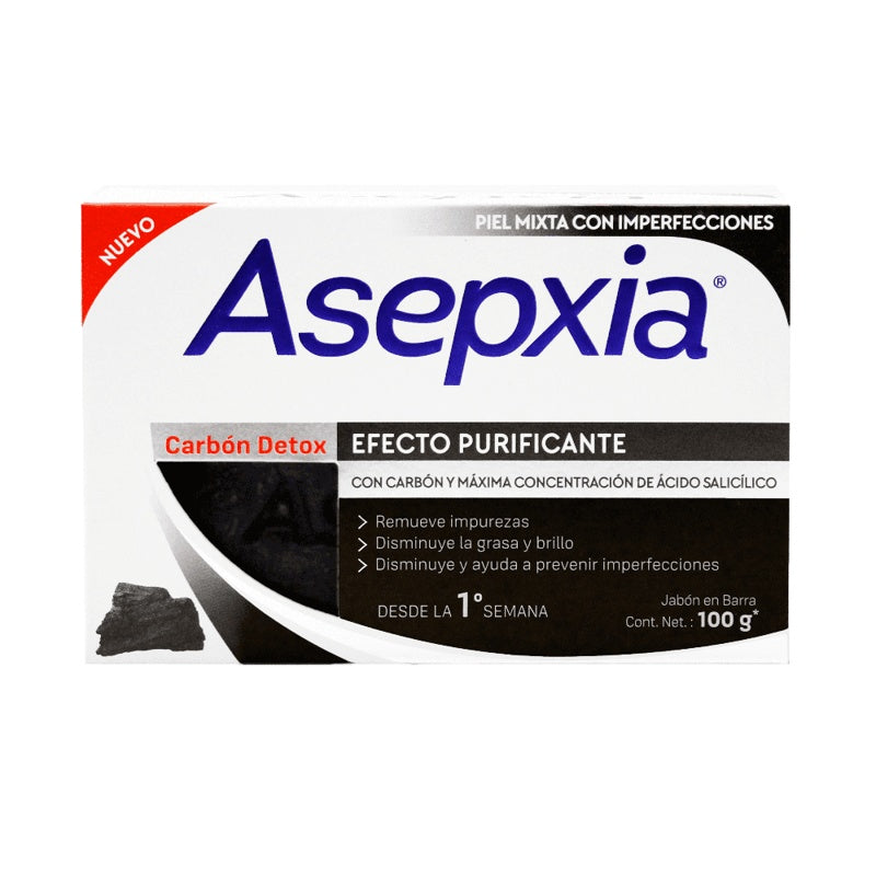 Jabón Asepxia Carbon 100 Gr