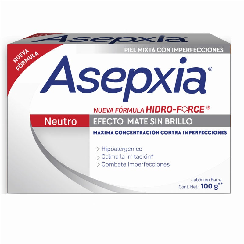 Jabón Asepxia Neutro 100 Gr