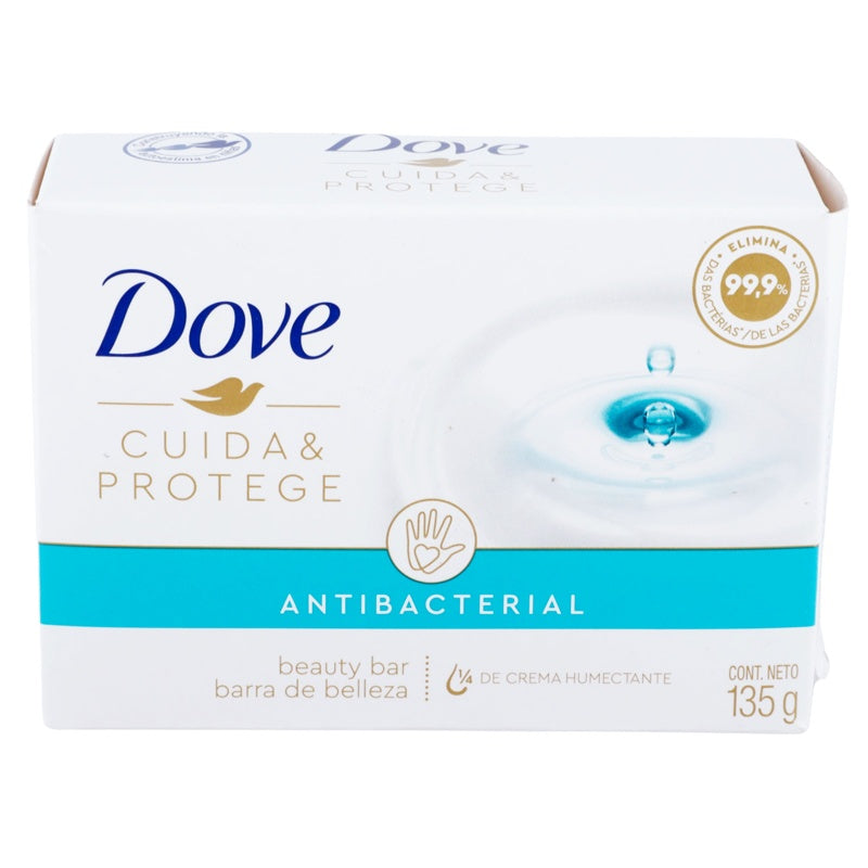 Jabón Dove Barra C-Prot Antibacterial 135 G perfil 3