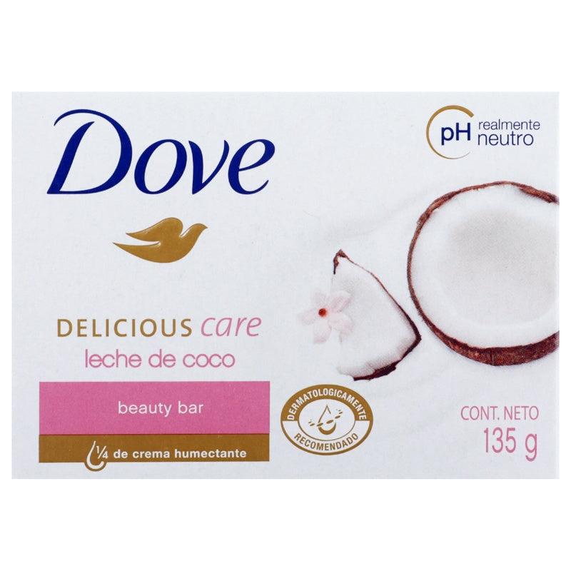 Jabón Dove Delicious Care Bar 135 G 7891150044630