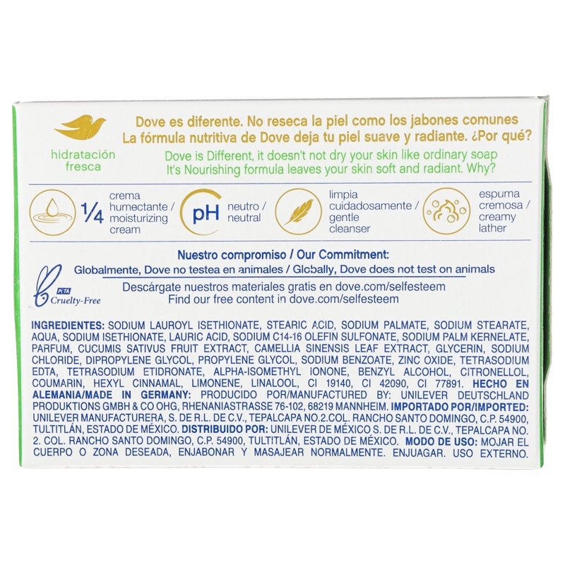 Jabón Dove Hidratacion Fresca 135 G 7501056371821 perfil 10