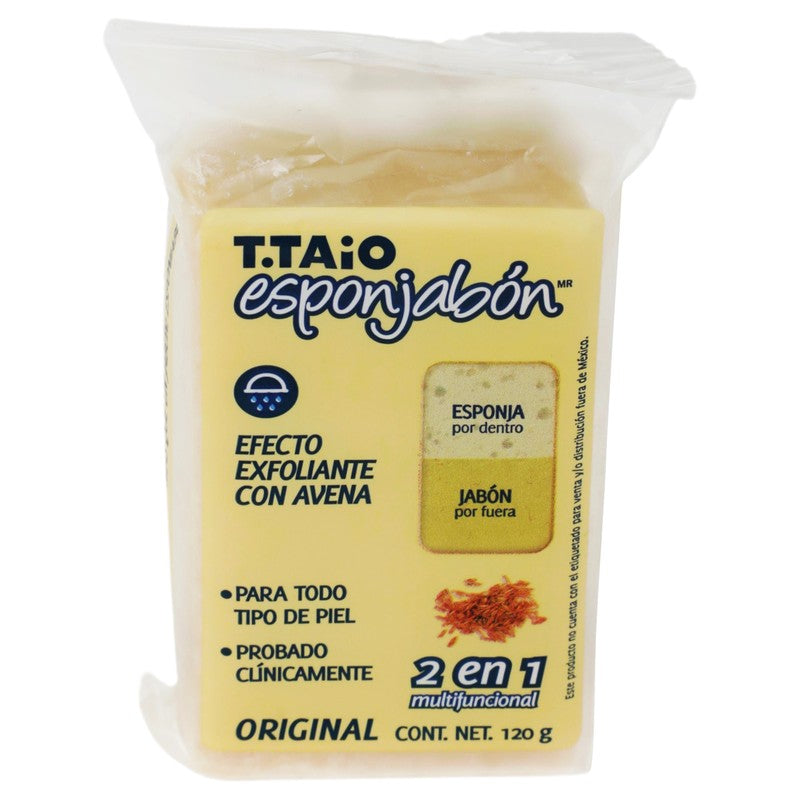 Jabón Esponja Exfoliante Avena 120 Gr 7501103305861 2