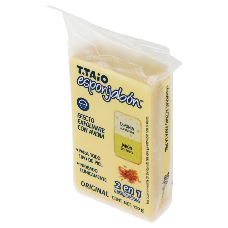 Jabón Esponja Exfoliante Avena 120 Gr 7501103305861 3
