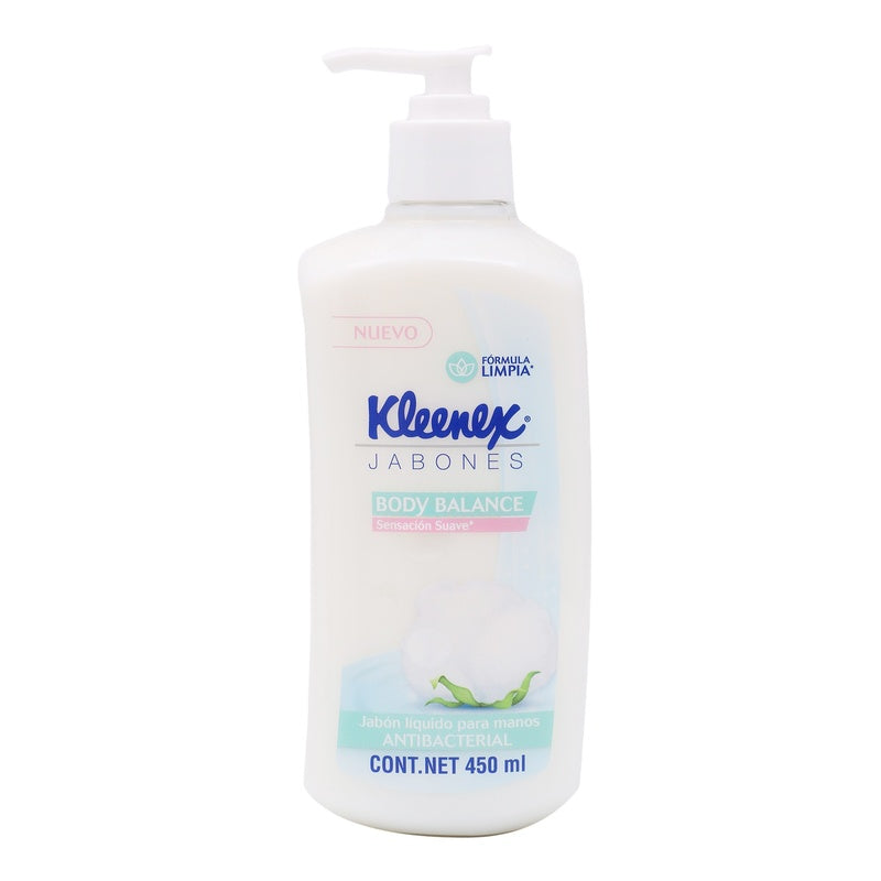 Jabón Liquido Kleenex Body Balanc 450 Ml 7501943497047