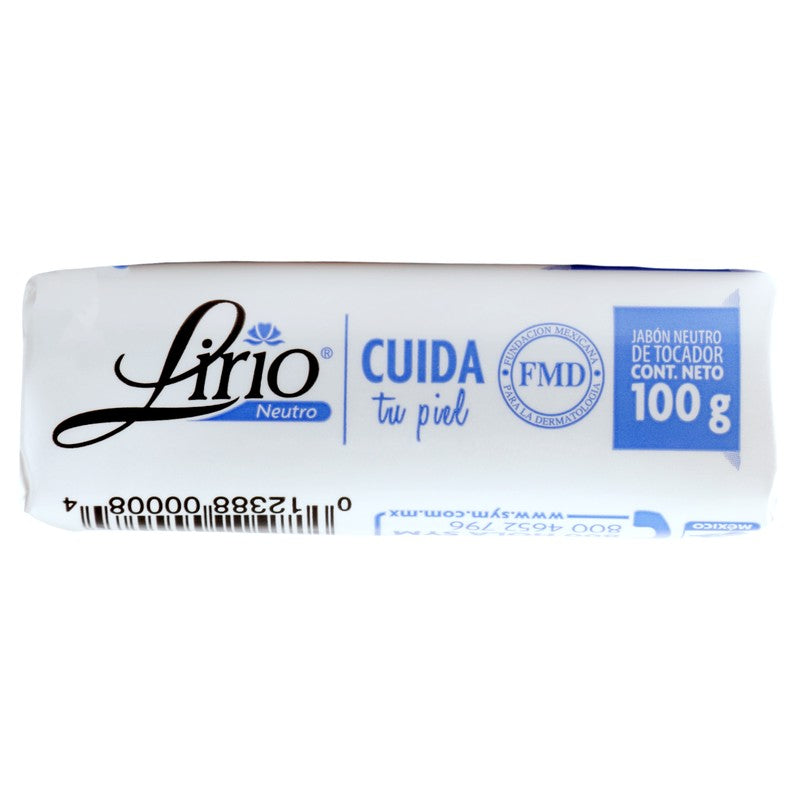 Jabón Lirio Neutro 100 Gr 012388000084 6
