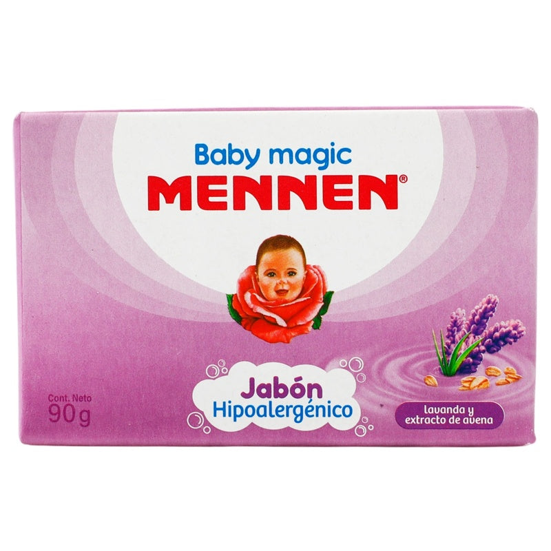 Jabón Mennen Baby Magic Lavan 90 G perfil 2
