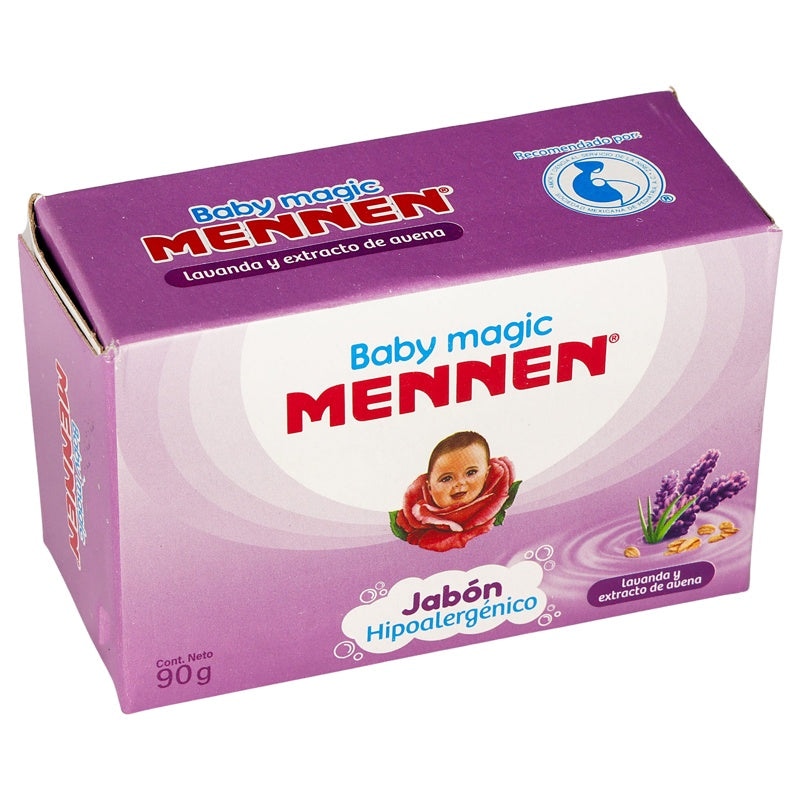 Jabón Mennen Baby Magic Lavan 90 G perfil 4