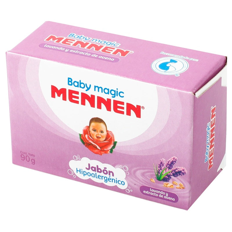 Jabón Mennen Baby Magic Lavan 90 G perfil 6