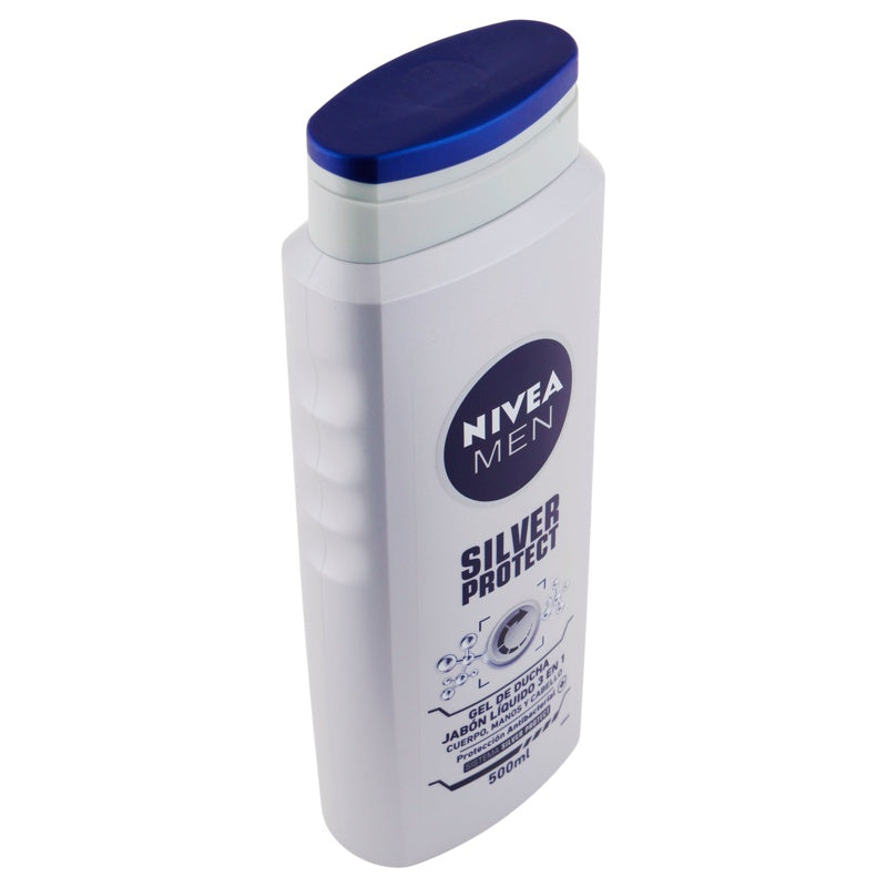 Jabón Nivea Liquido Men Silv-Prot 500 Ml