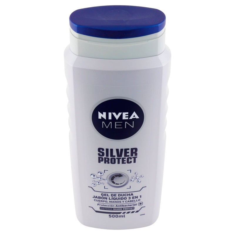 Jabón Nivea Liquido Men Silv-Prot 500 Ml perfil 2