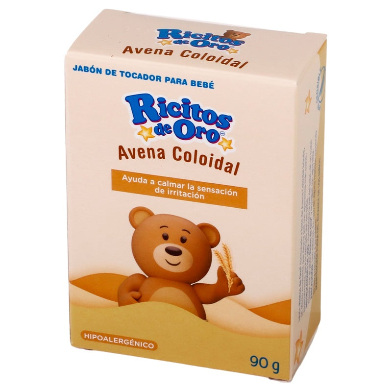 Jabón Ricitos De Oro Avena 90 G perfil 4