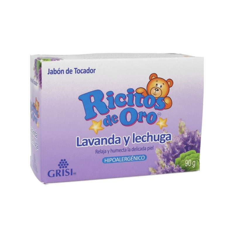 Jabón Ricitos De Oro Lavan / Lechug 90 G