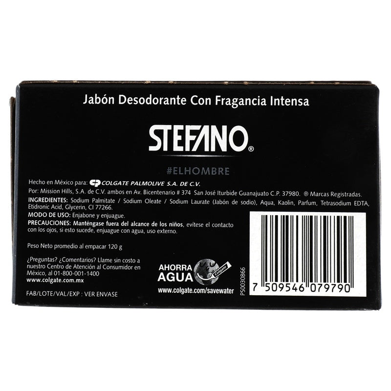 Jabón Stefano Corporal Black 120 G 7509546079790 perfil 2