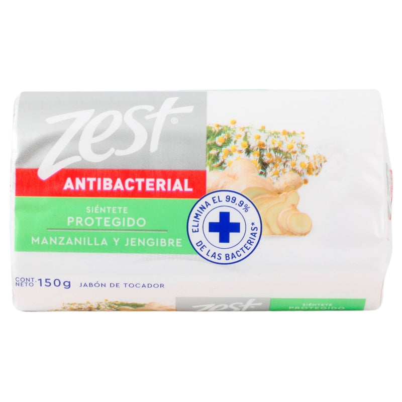 Jabón Zest Antibacterial Mzlla- Jengib 150 G