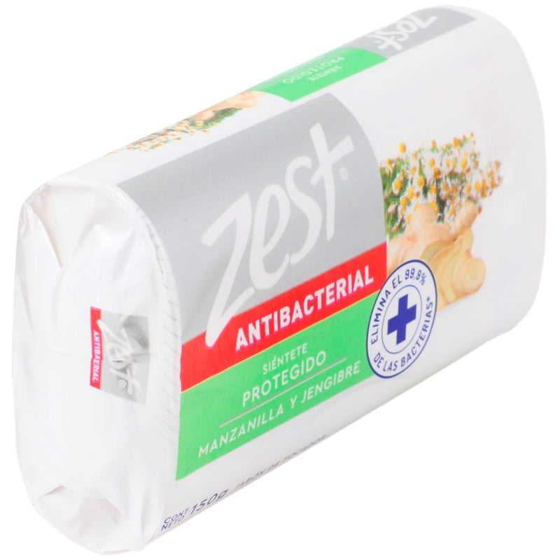 Jabón Zest Antibacterial Mzlla- Jengib 150 G perfil 2