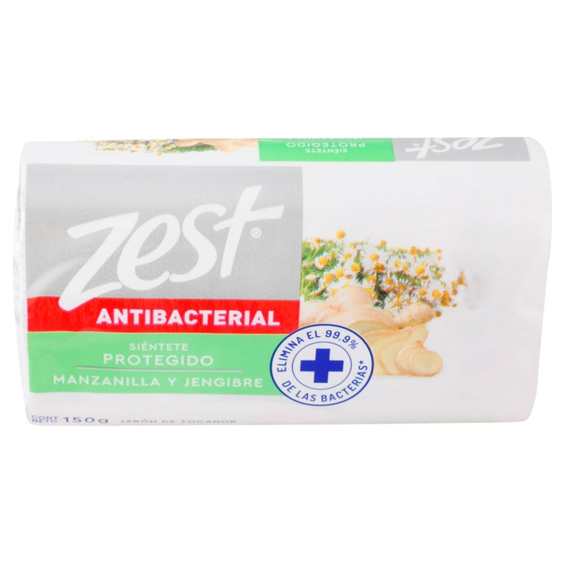 Jabón Zest Antibacterial Mzlla- Jengib 150 G perfil 3