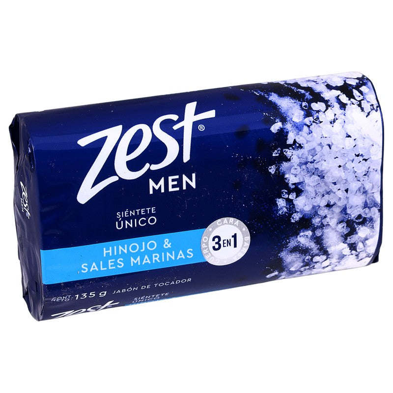 Jabón Zest Men Hinojo Sal Marina 130 Gr 7506306246096 2