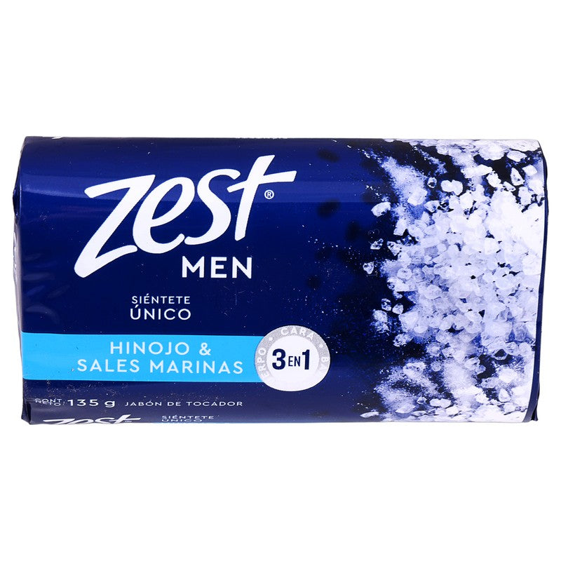 Jabón Zest Men Hinojo Sal Marina 130 Gr 7506306246096 3