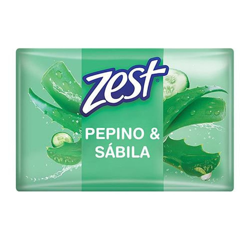 Jabón Zest Pepino Sabila Renovado 135 G N