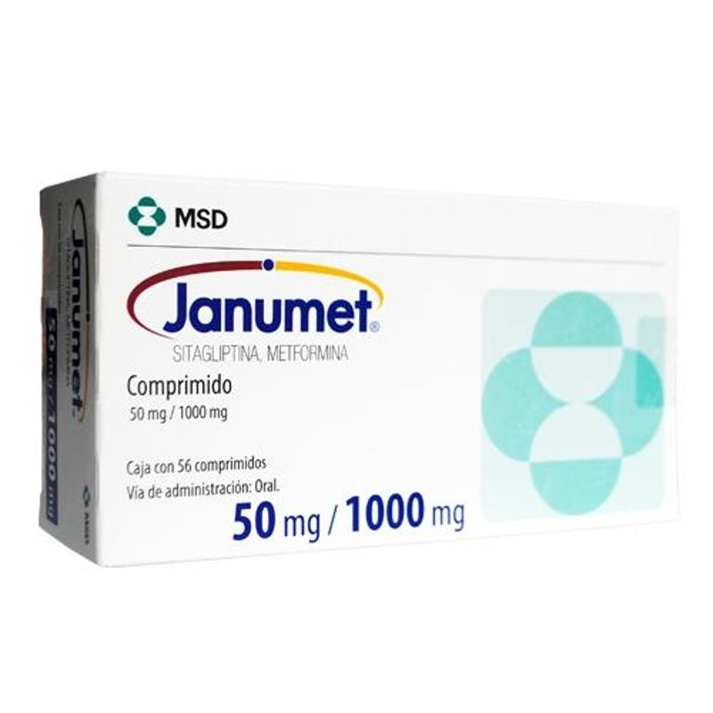Janumet 50 / 1000 Mg 56Comprimidos Rec