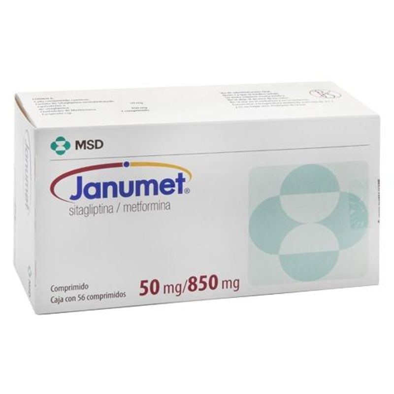 Janumet 50 / 850 Mg 56Comprimidos Rec