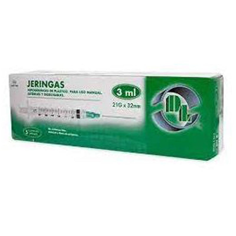 Jeringa Desch Dl 3 Ml 21X32 Piezas 5 7501128114127