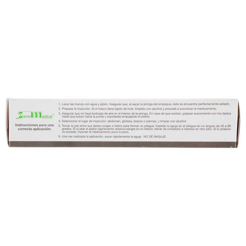 Jeringa Insulina 10 Jers 27X13Mm / 1 Ml 7506022305428