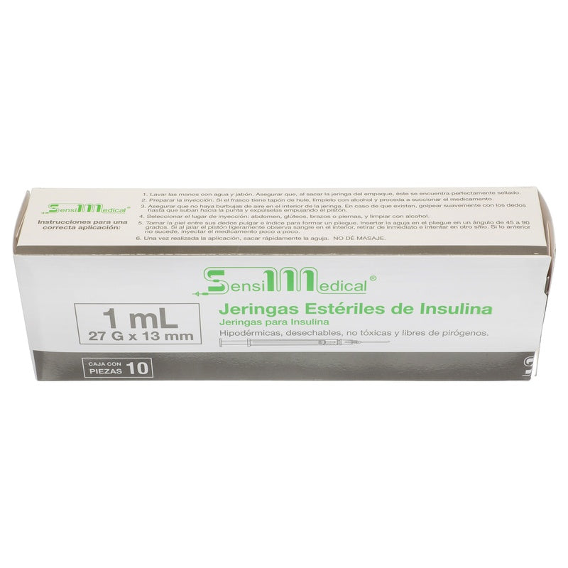 Jeringa Insulina 10 Jers 27X13Mm / 1 Ml 7506022305428 perfil 4
