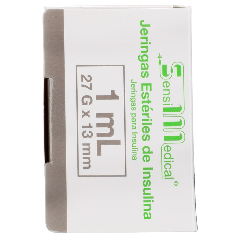 Jeringa Insulina 10 Jers 27X13Mm / 1 Ml 7506022305428 perfil 7