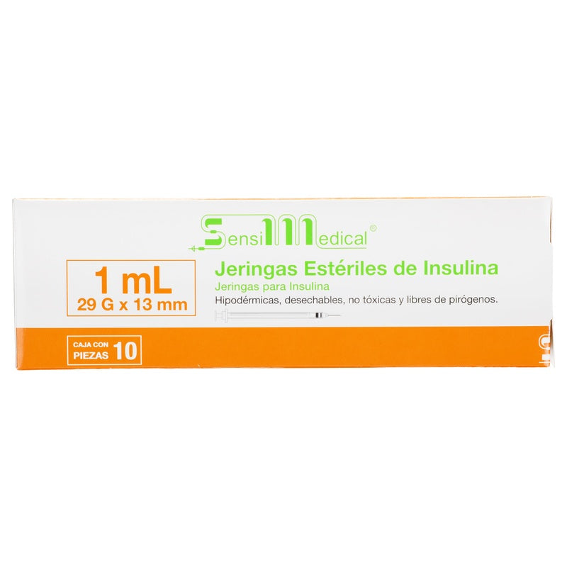 Jeringa Insulina 29X13Mm / 1 Mlsensimedical 10 Piezas 7506022306791 perfil 7