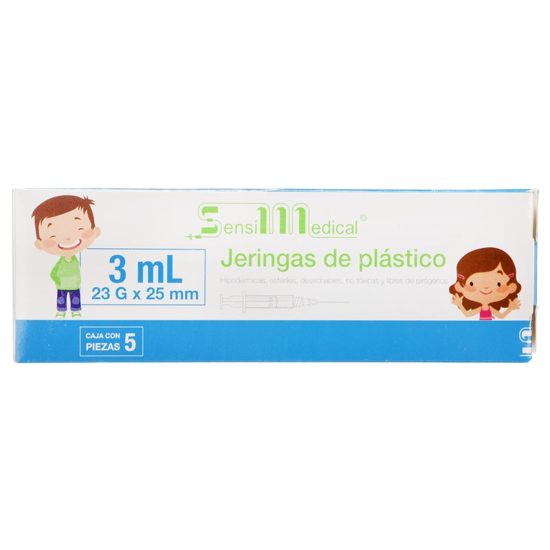 Jeringa Pediatrica 3 Ml Azul 23X25, 5 Piezas 7506022305480 perfil 7