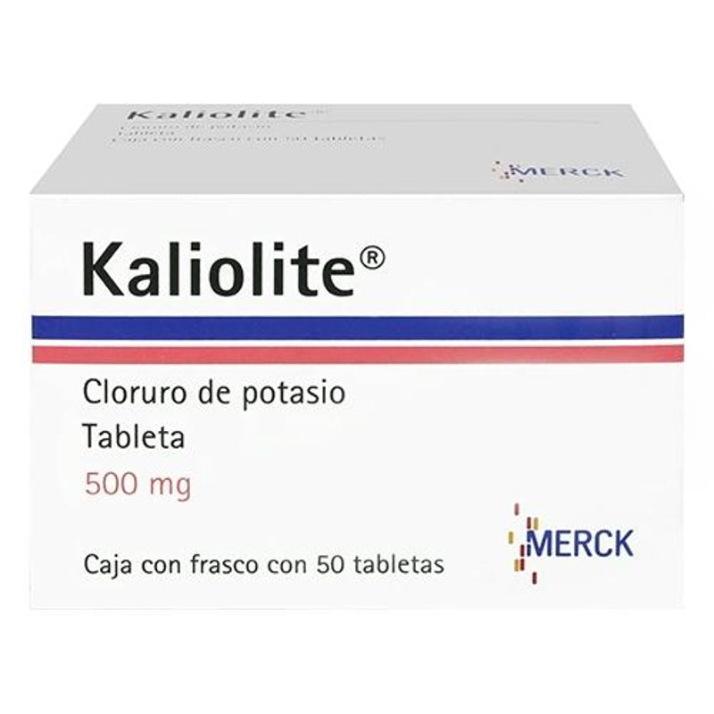 Kaliolite 500 Mg Con 50 Tabletas