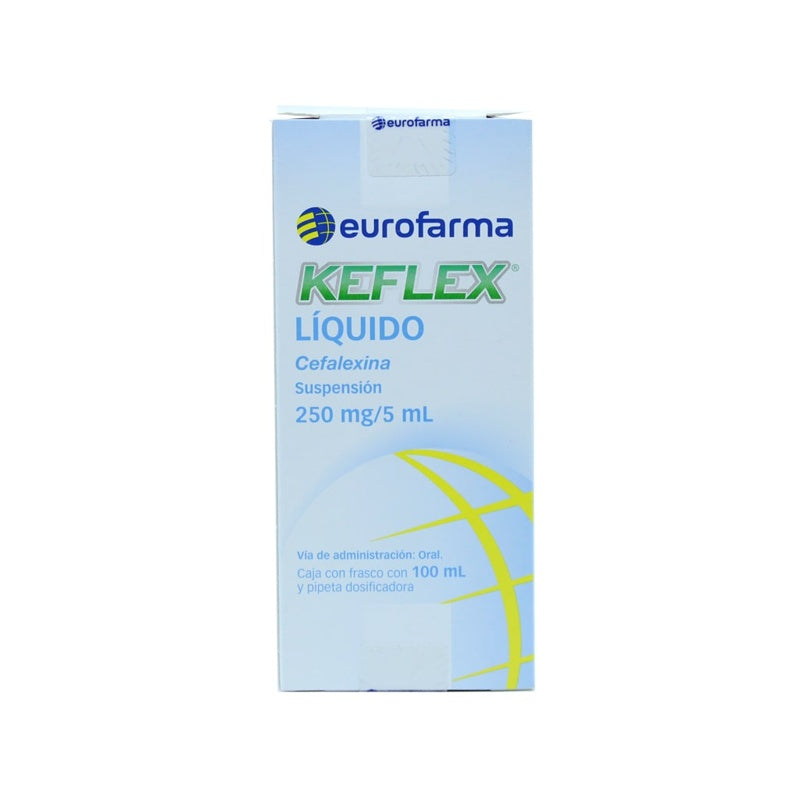 Keflex 250 Mg / 5 Ml 100 Ml Suspensión