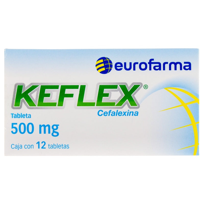 Keflex 500 Mg Con 12 Tabletas 7513