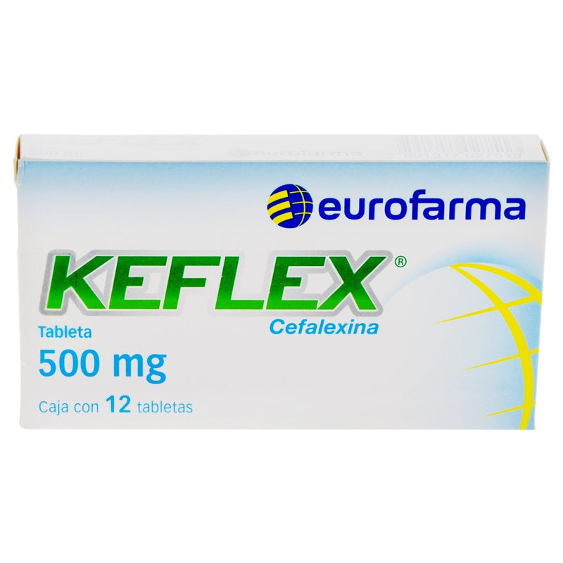 Keflex 500 Mg Con 12 Tabletas 7513