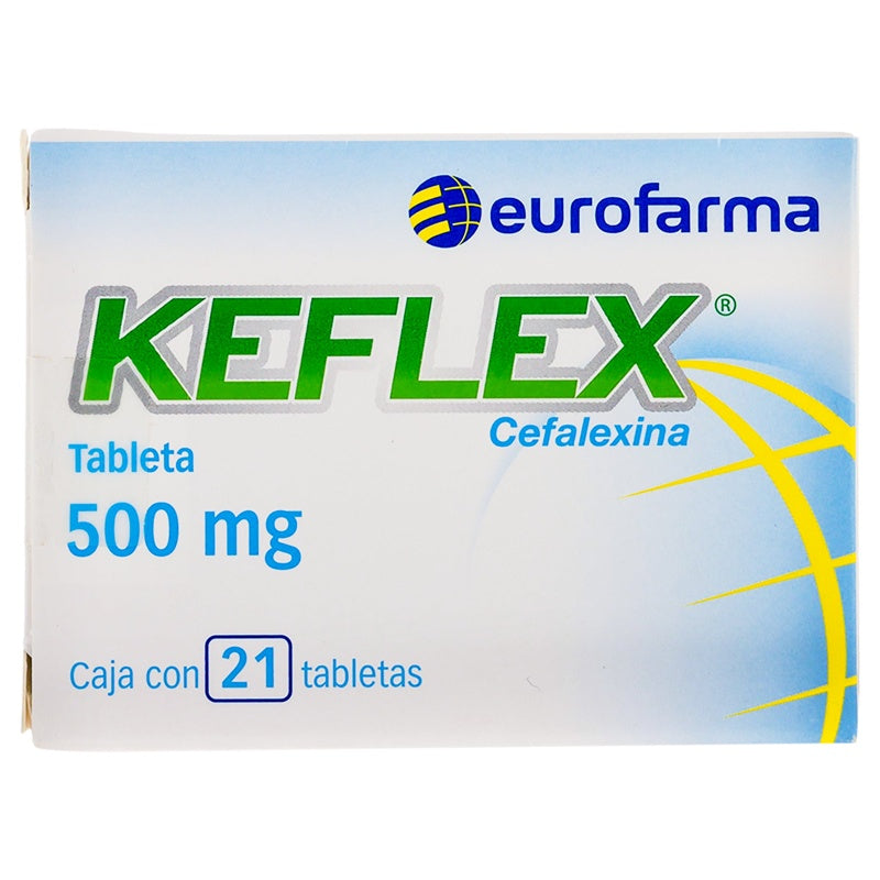Keflex 500 Mg Con 21 Tabletas 7506