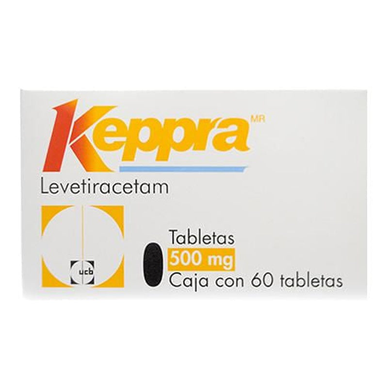 Keppra 500 Mg Con 60 Tabletas