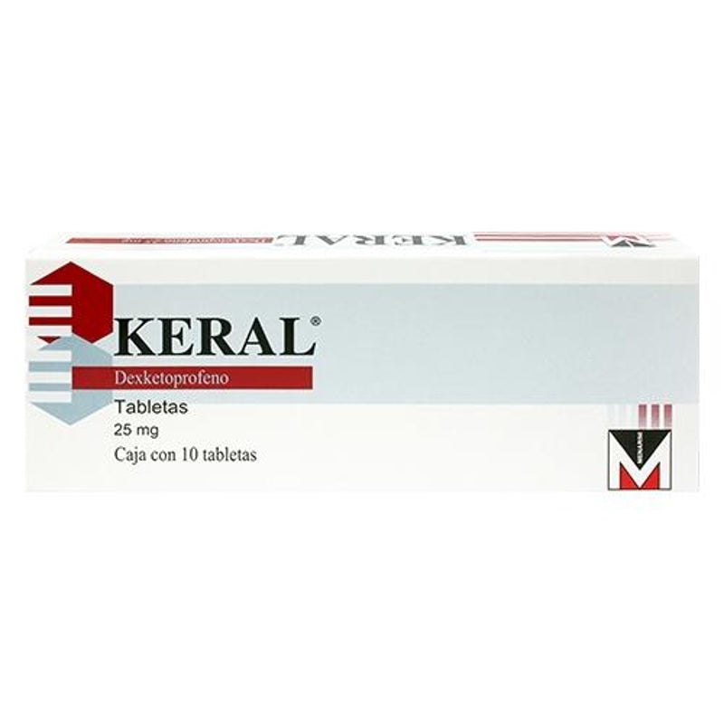 Keral 25 Mg Con 10 Tabletas