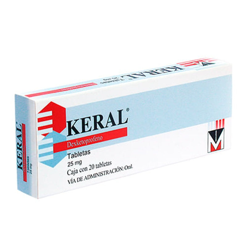 Keral 25 Mg Con 20 Tabletas