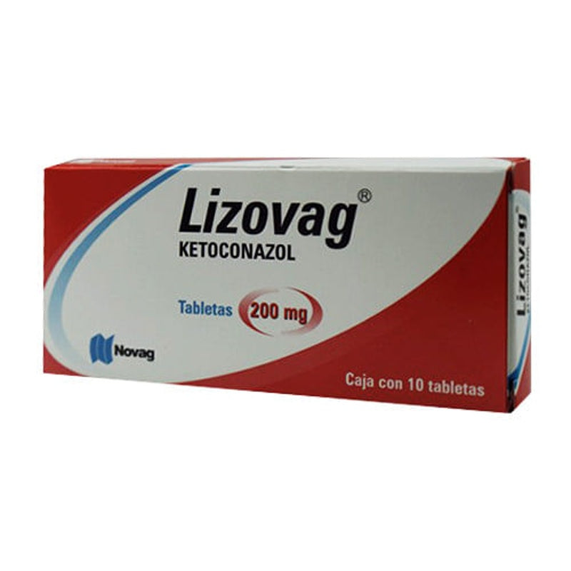 Ketoconazol 200 Mg Con 10 Tabletas Lizovag